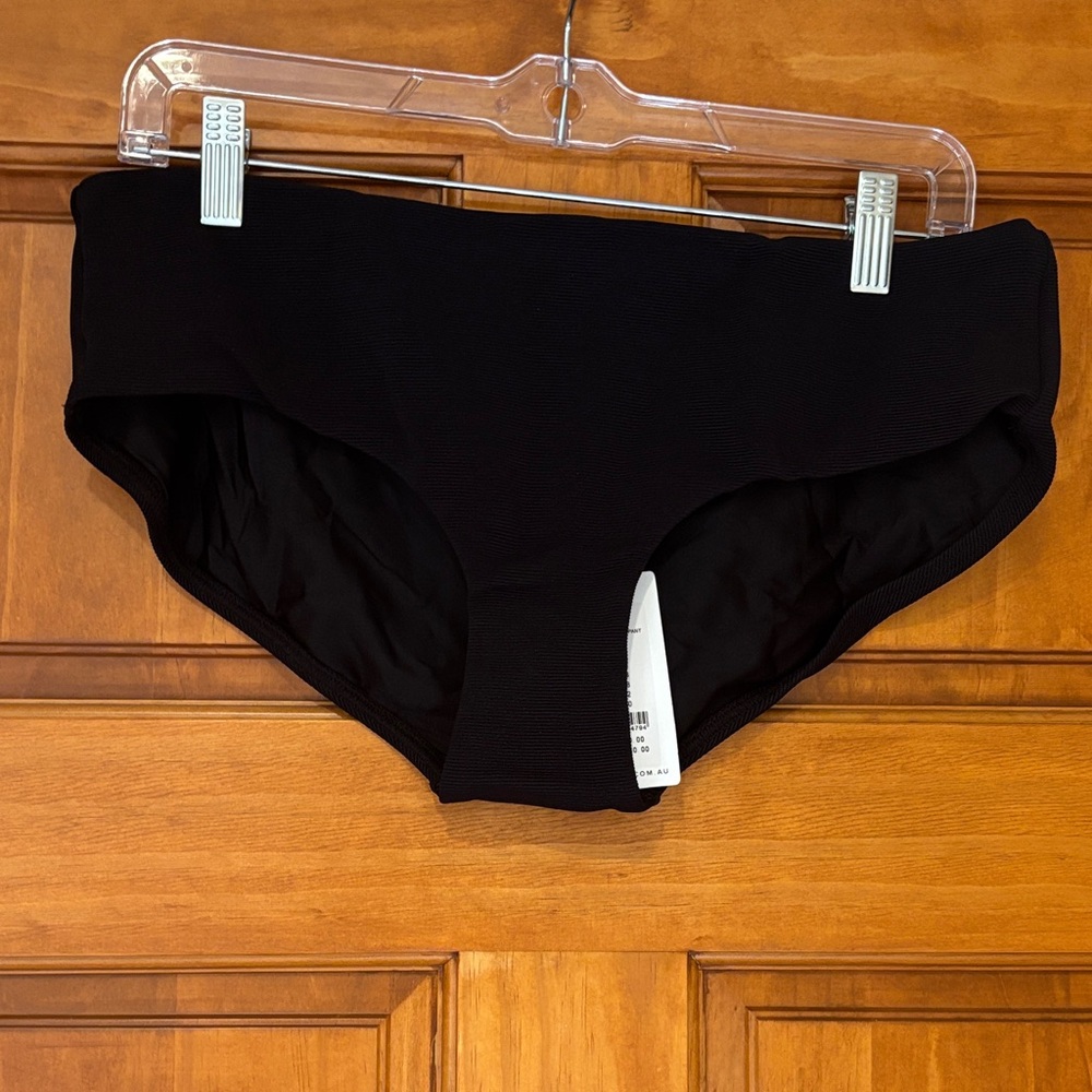 Jets Australia, swimwear bikini bottom in black